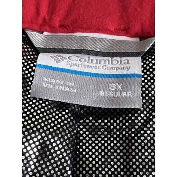 Columbia Men's Sz 3X Red Waterproof Bugaboo IV Snow Ski Pants Omni-Tech NEW - Picture 7 of 12